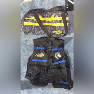 Nerf Vest and Bag